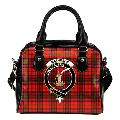 Matheson Modern Tartan Crest Shoulder Handbag