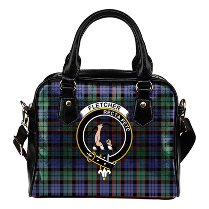 Fletcher Modern Tartan Crest Shoulder Handbag