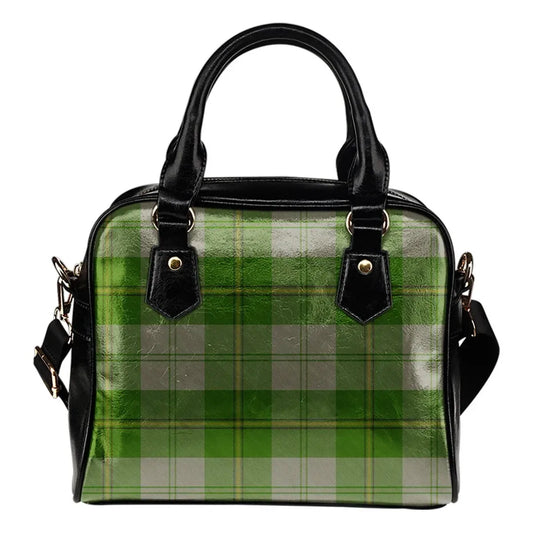 Cunningham Dress Green Dancers Tartan Plaid Shoulder Handbag