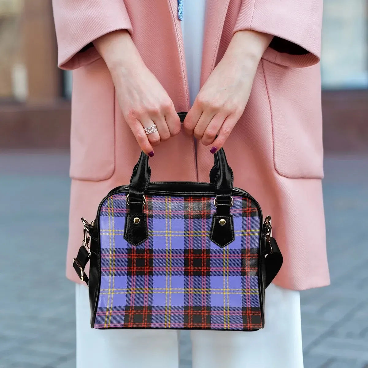 Rutherford Tartan Plaid Shoulder Handbag