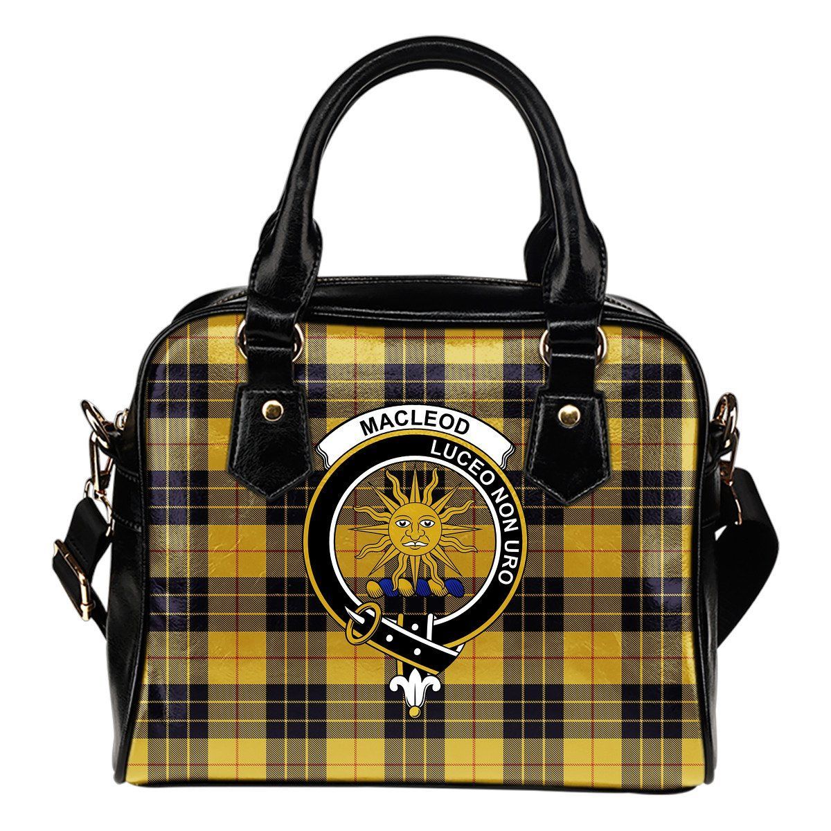 MacLeod of Lewis Ancient Tartan Crest Shoulder Handbag