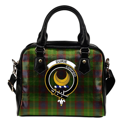 Durie Tartan Crest Shoulder Handbag