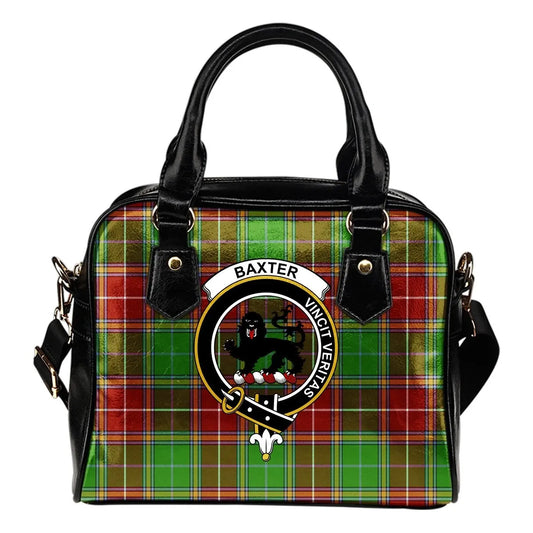 Baxter Modern Tartan Crest Shoulder Handbag