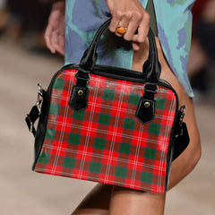 Chisholm Modern Tartan Plaid Shoulder Handbag