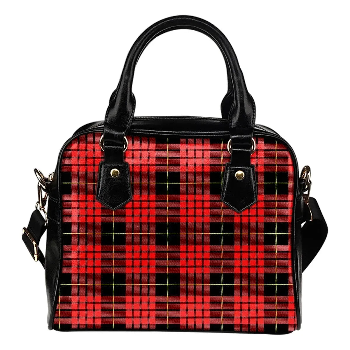 MacQueen Modern Tartan Plaid Shoulder Handbag