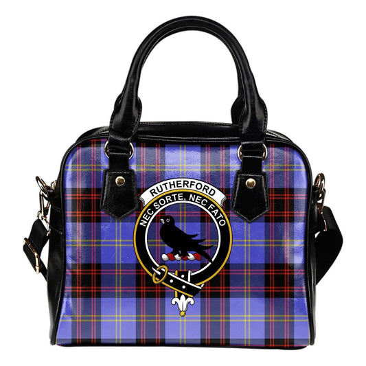 Rutherford Tartan Crest Shoulder Handbag