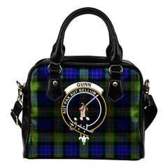Gunn Modern Tartan Crest Shoulder Handbag