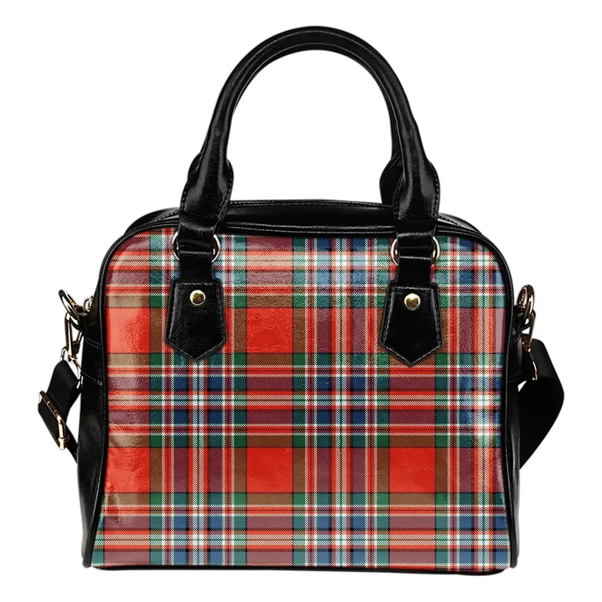 MacFarlane Ancient Tartan Plaid Shoulder Handbag