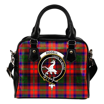 Riddell Tartan Crest Shoulder Handbag