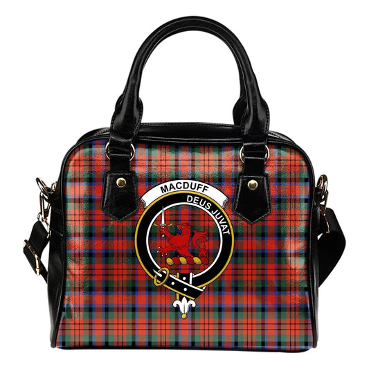 MacDuff Ancient Tartan Crest Shoulder Handbag