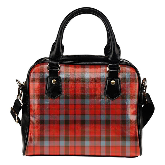 Robertson Weathered Tartan Plaid Shoulder Handbag