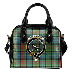 Walkinshaw Tartan Crest Shoulder Handbag