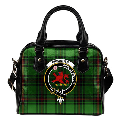 Primrose Tartan Crest Shoulder Handbag