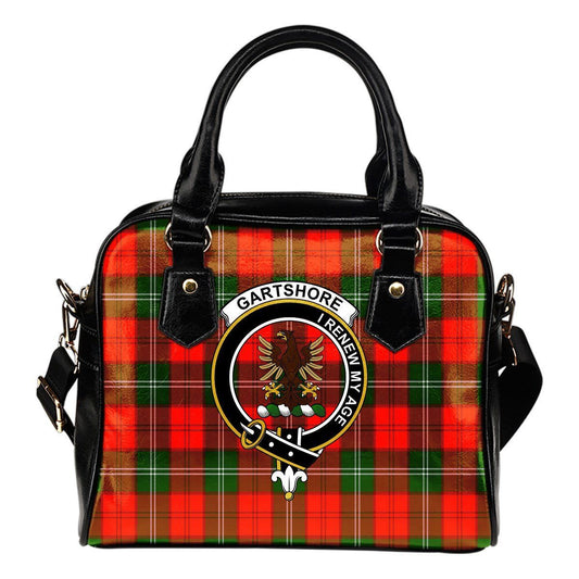 Gartshore Tartan Crest Shoulder Handbag