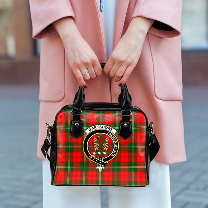 Gartshore Tartan Crest Shoulder Handbag