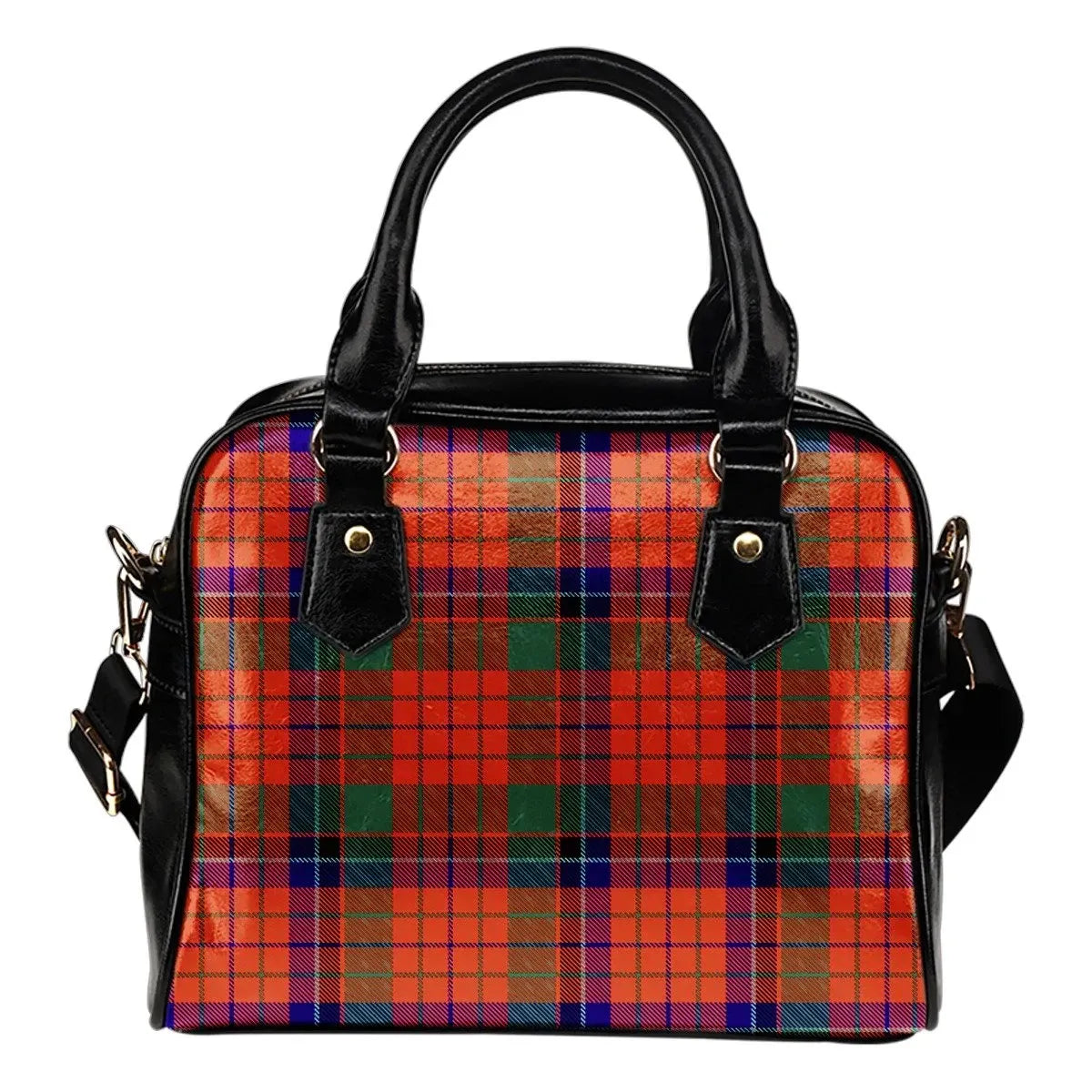 Nicolson Ancient Tartan Plaid Shoulder Handbag