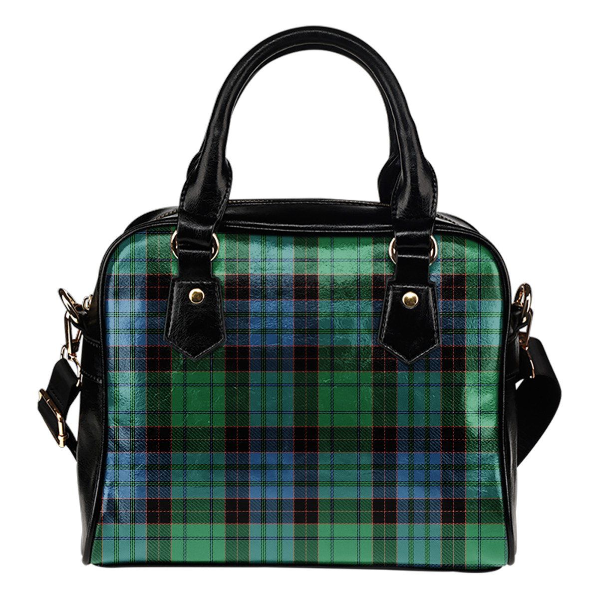 Stewart Old Ancient Tartan Plaid Shoulder Handbag