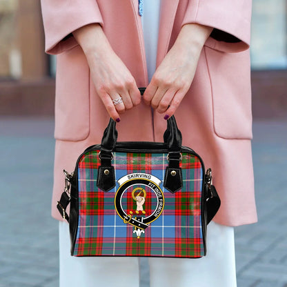 Skirving Tartan Crest Shoulder Handbag