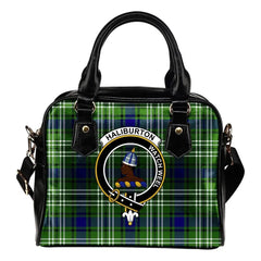 Haliburton Tartan Crest Shoulder Handbag