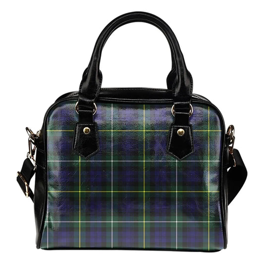 Campbell Argyll Modern Tartan Plaid Shoulder Handbag