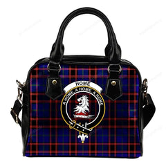 Home Modern Tartan Crest Shoulder Handbag