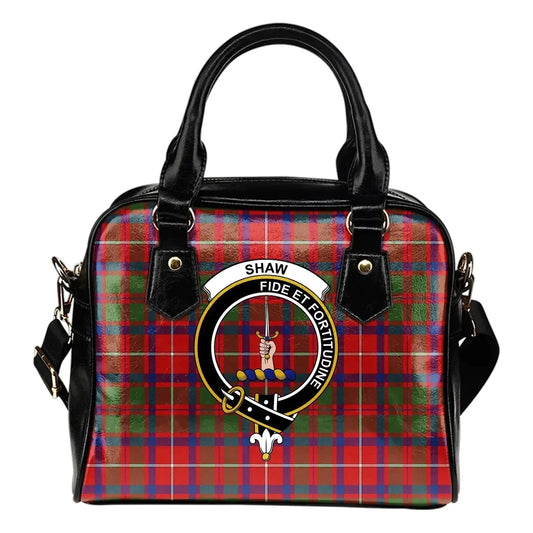 Shaw of Tordarroch Tartan Crest Shoulder Handbag