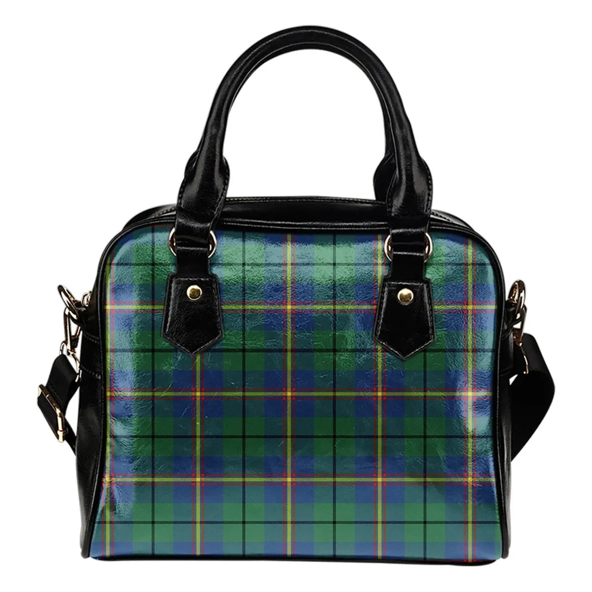 Carmichael Ancient Tartan Plaid Shoulder Handbag