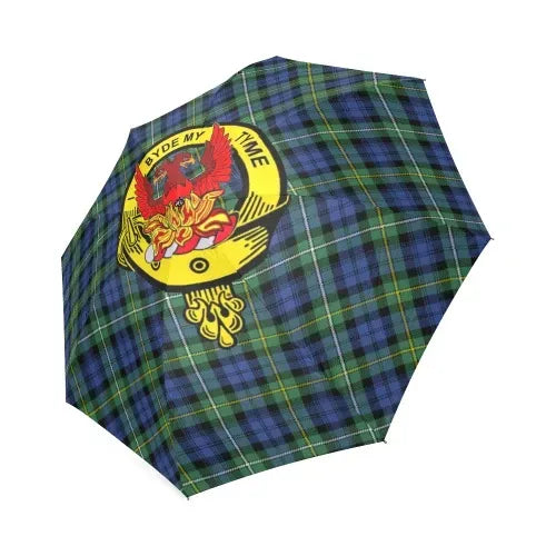 Campbell Of Loudon Tartan Crest Umbrellas