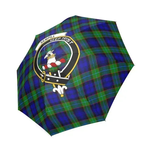 Sempill Modern Tartan Crest Umbrellas