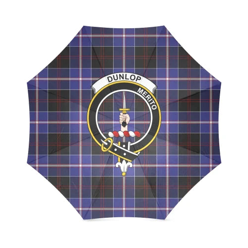 Dunlop Modern Tartan Crest Umbrellas