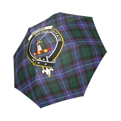 Guthrie Modern Tartan Crest Umbrellas