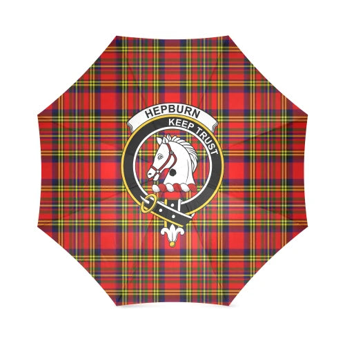 Hepburn Tartan Crest Umbrellas