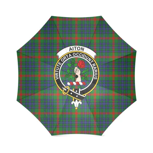 Aiton Tartan Crest Umbrellas