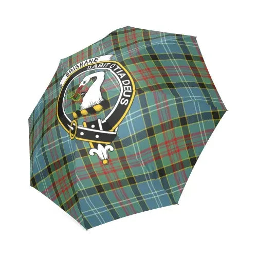 Brisbane Modern Tartan Crest Umbrellas