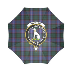 Hunter Modern Tartan Crest Umbrellas