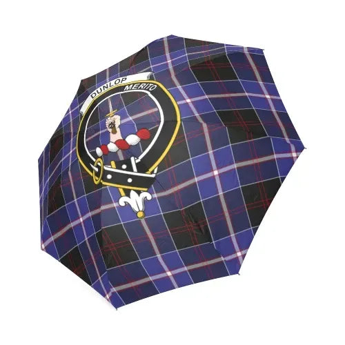 Dunlop Modern Tartan Crest Umbrellas