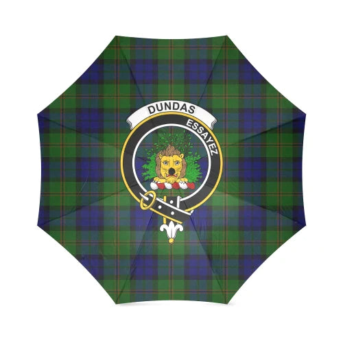 Dundas Modern Tartan Crest Umbrellas