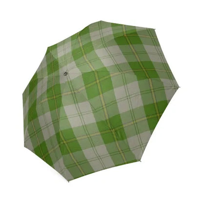 Cunningham Dress Green Dancers Tartan Plaid Umbrellas