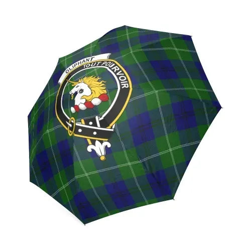 Oliphant Modern Tartan Crest Umbrellas