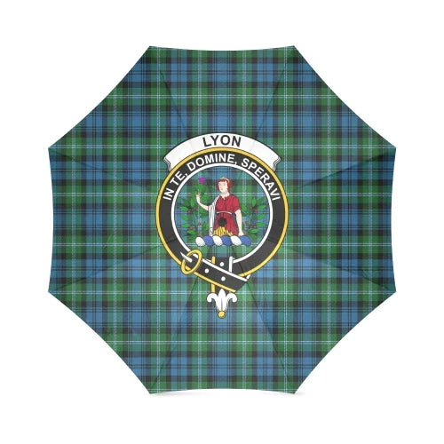 Lyon Clan Tartan Crest Umbrellas