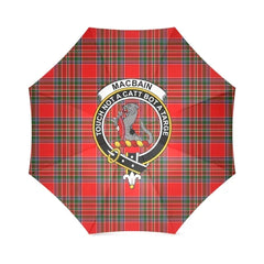 Macbain Tartan Crest Umbrellas