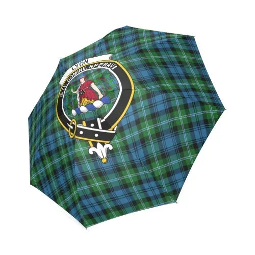 Lyon Clan Tartan Crest Umbrellas