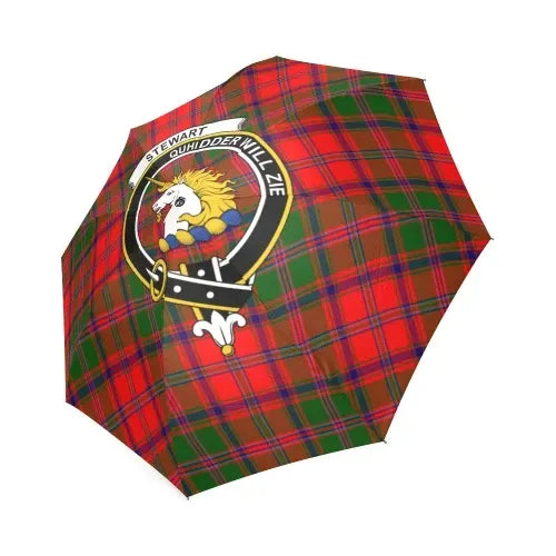 Stewart Of Appin Tartan Crest Umbrellas