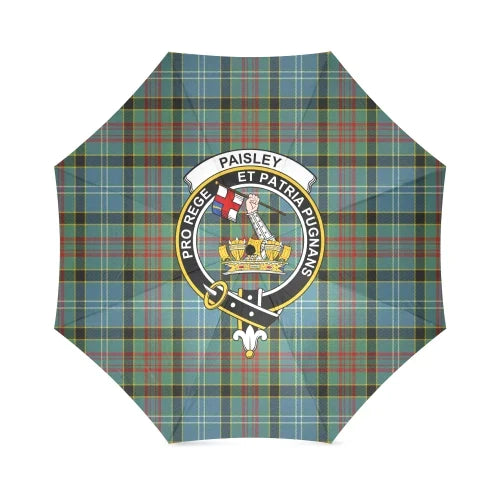 Paisley District Tartan Crest Umbrellas