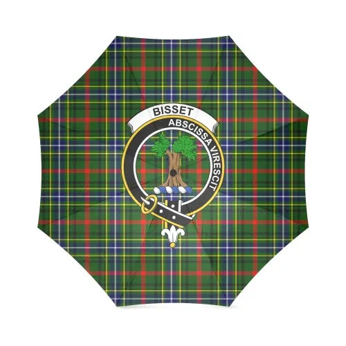 Bisset Tartan Crest Umbrellas