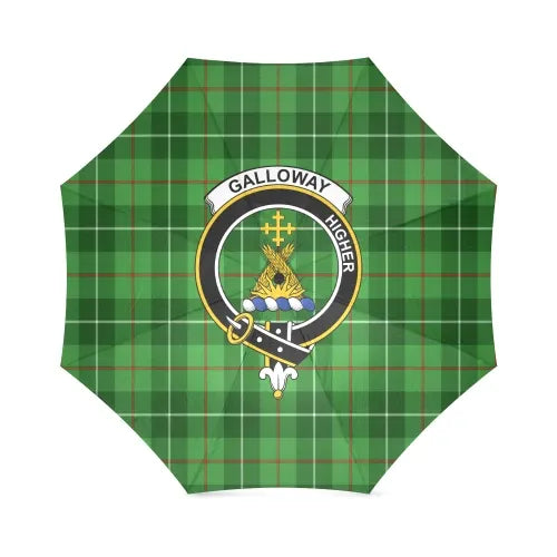 Galloway District Tartan Crest Umbrellas