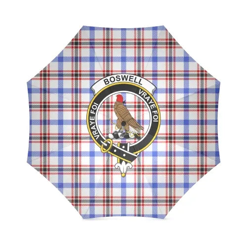 Boswell Modern Tartan Crest Umbrellas