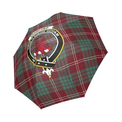 Crawford Modern Tartan Crest Umbrellas