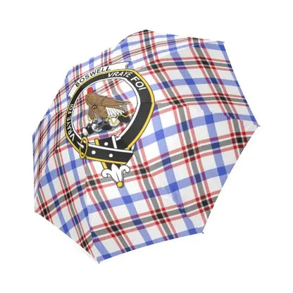 Boswell Modern Tartan Crest Umbrellas