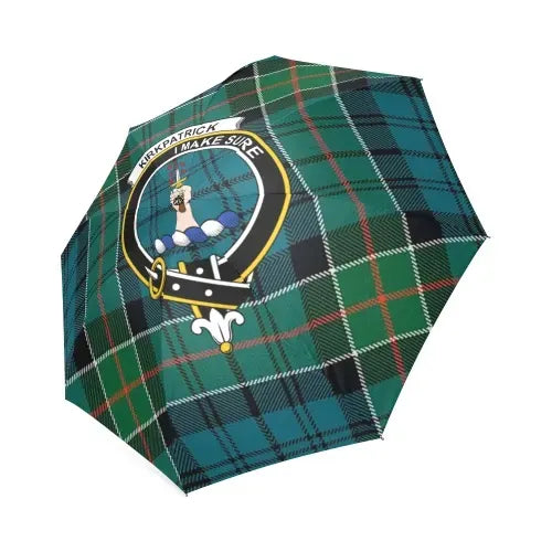 Kirkpatrick Tartan Crest Umbrellas